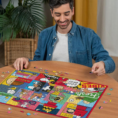 Ravensburger Puzzle 12000750 - Peanuts Momente - 1000 Teile Puzzle für Erwachsene und Kinder ab 14 Jahren, Peanuts-Puzzle