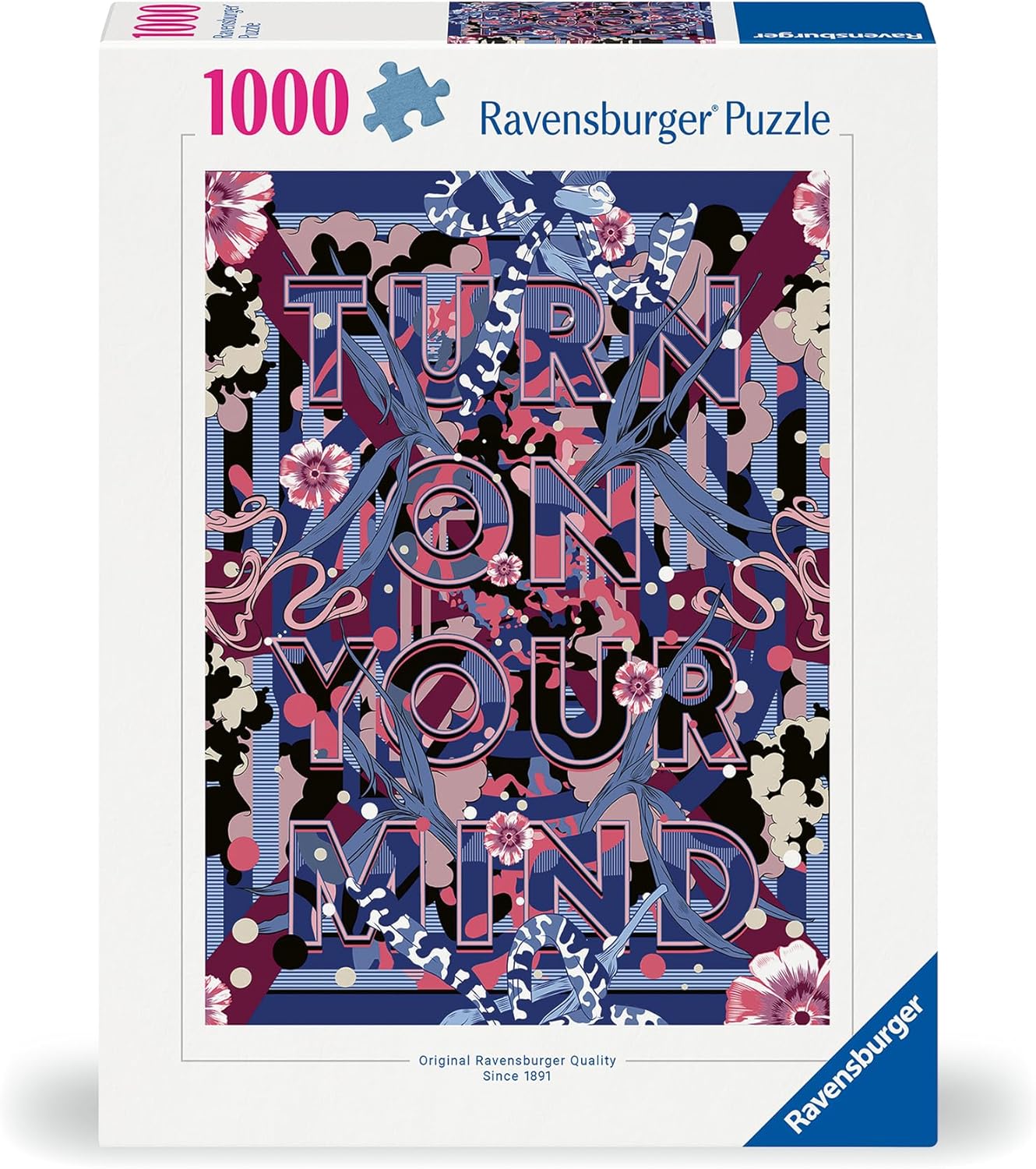 Ravensburger 12000783 - Turn on your mind - 1000 pieces jigsaw puzzle – Puzzle for adults and kids age 14 years up