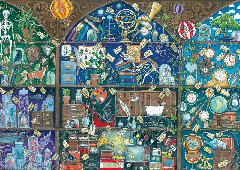 Ravensburger Puzzle 12000785 Das Kuriositätenkabinett - 1000 Teile Puzzle für Erwachsene ab 14 Jahren