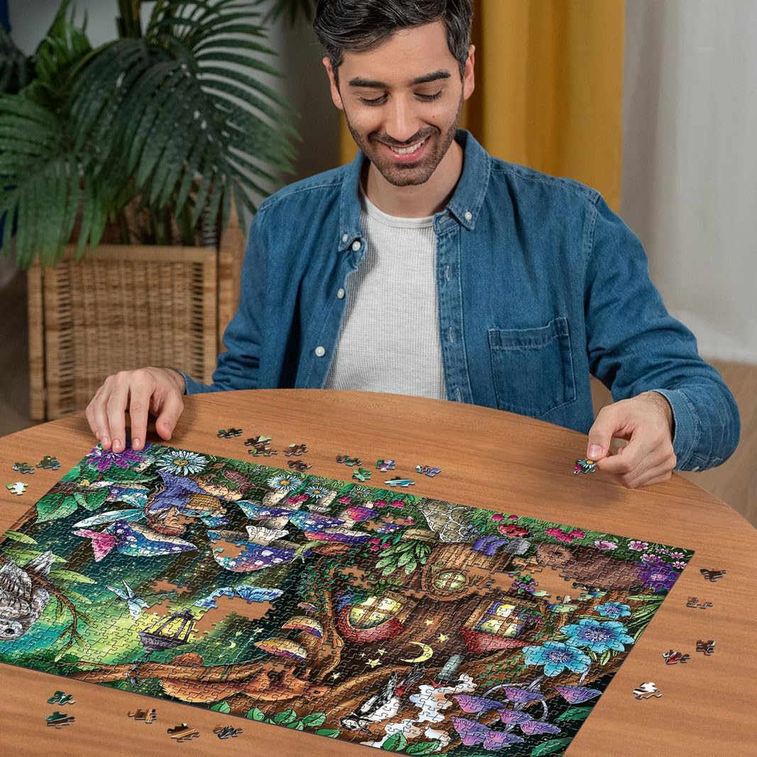 Ravensburger Puzzle 12000786 - Im Feenland - 1000 Teile Puzzle für Erwachsene und Kinder ab 14 Jahren, Fantasy-Puzzle