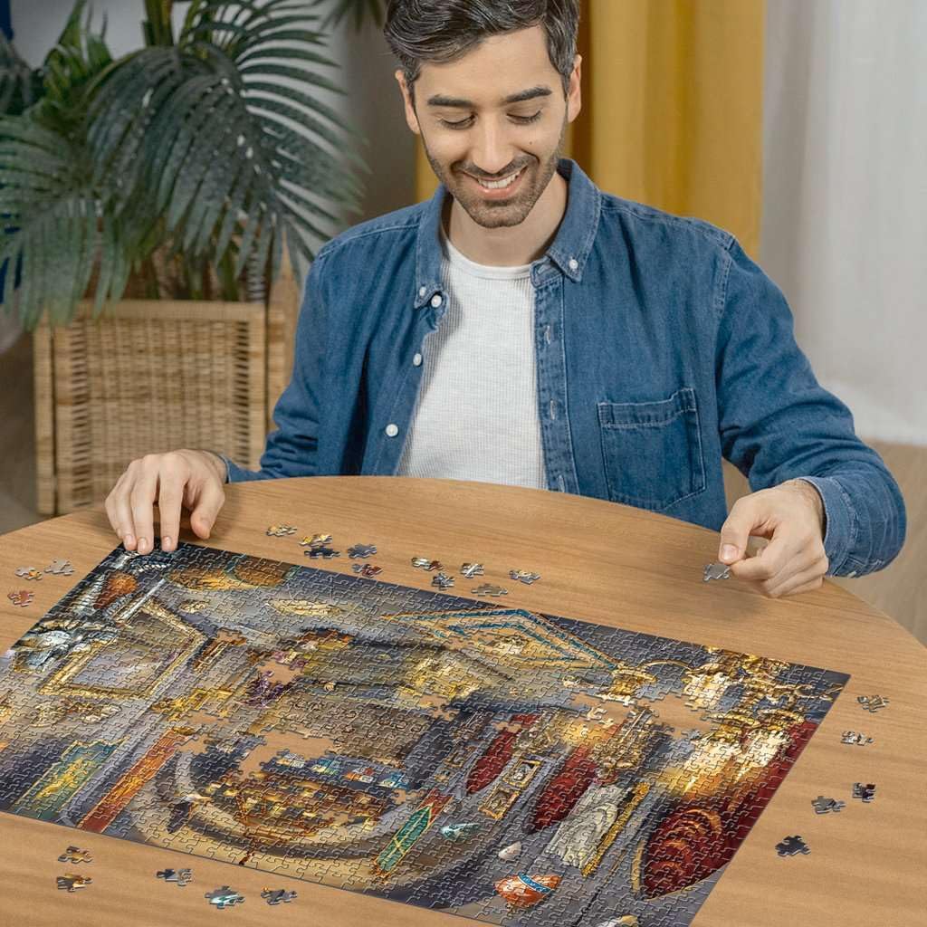 Ravensburger Puzzle 12000787 - Das Schloss des Vampirs - 1000 Teile Puzzle für Erwachsene und Kinder ab 14 Jahren
