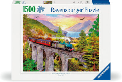Ravensburger Puzzle 12000795 - Zugfahrt im Herbst - 1500 Teile Puzzle für Erwachsene und Kinder ab 14 Jahren