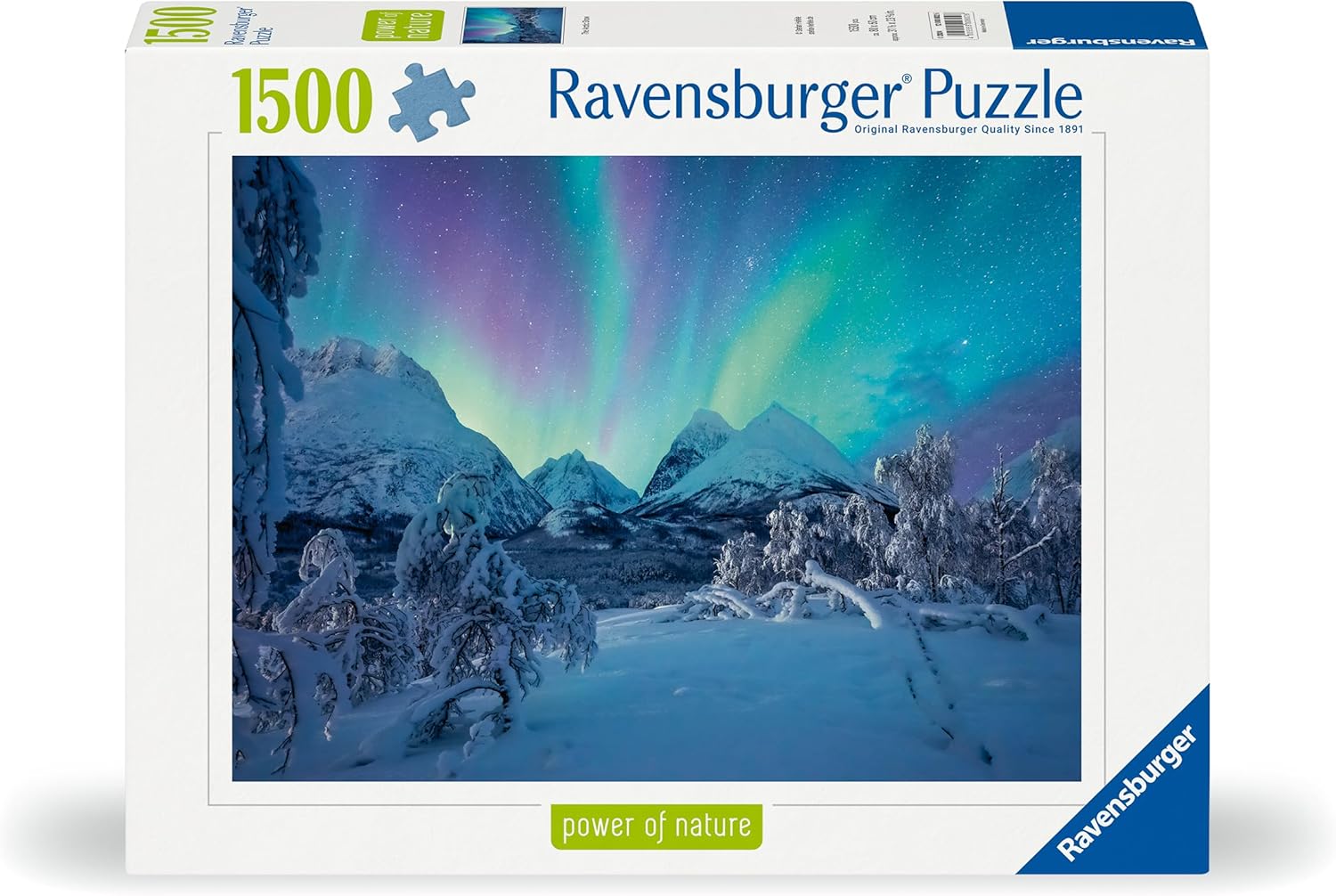 Ravensburger Puzzle 12000802 - Wenn die Nordlichter tanzen - 1500 Teile Puzzle für Erwachsene und Kinder ab 14 Jahren, Puzzle mit Landschaft und Natur