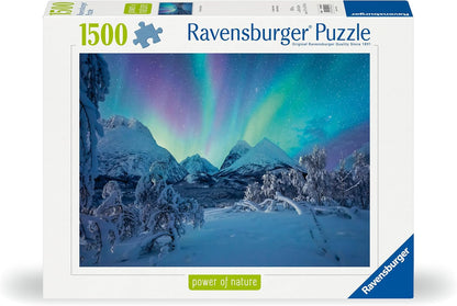 Ravensburger Puzzle 12000802 - Wenn die Nordlichter tanzen - 1500 Teile Puzzle für Erwachsene und Kinder ab 14 Jahren, Puzzle mit Landschaft und Natur