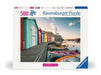 Ravensburger 12000847 - Boathouses in Smogen - 500 pieces jigsaw puzzle – Puzzle for adults and kids age 12 years up, jigsaw puzzles Sweden