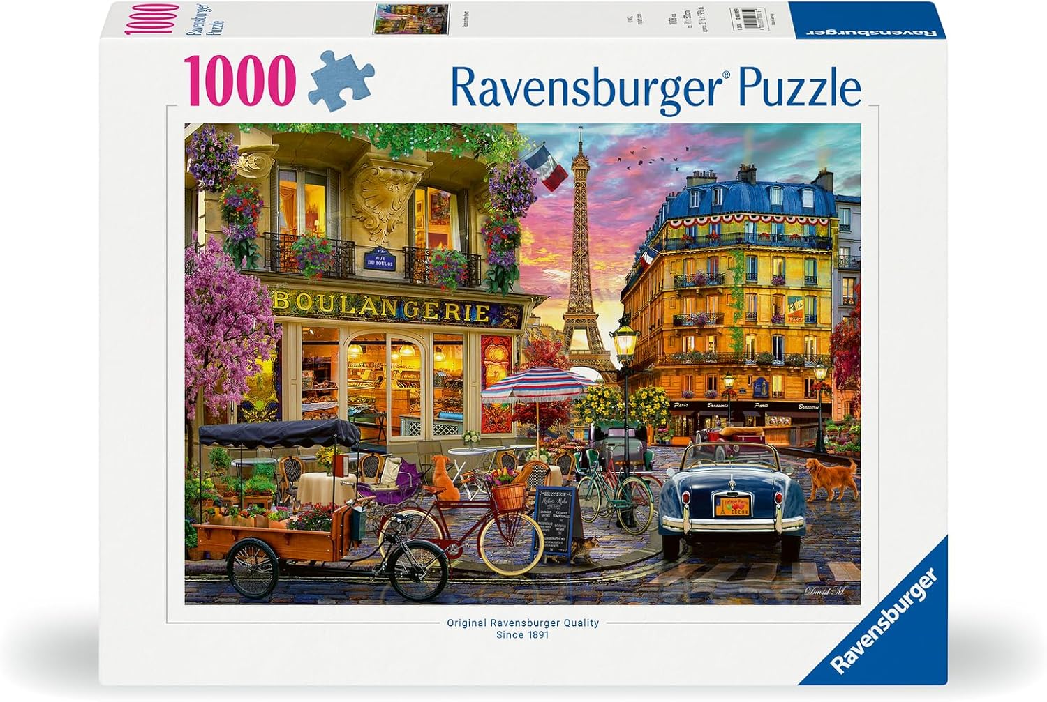 Ravensburger Puzzle 12000885 - Paris im Morgenrot - 1000 Teile Puzzle für Erwachsene und Kinder ab 14 Jahren, Stadt-Puzzle Paris