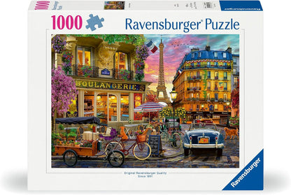Ravensburger Puzzle 12000885 - Paris im Morgenrot - 1000 Teile Puzzle für Erwachsene und Kinder ab 14 Jahren, Stadt-Puzzle Paris