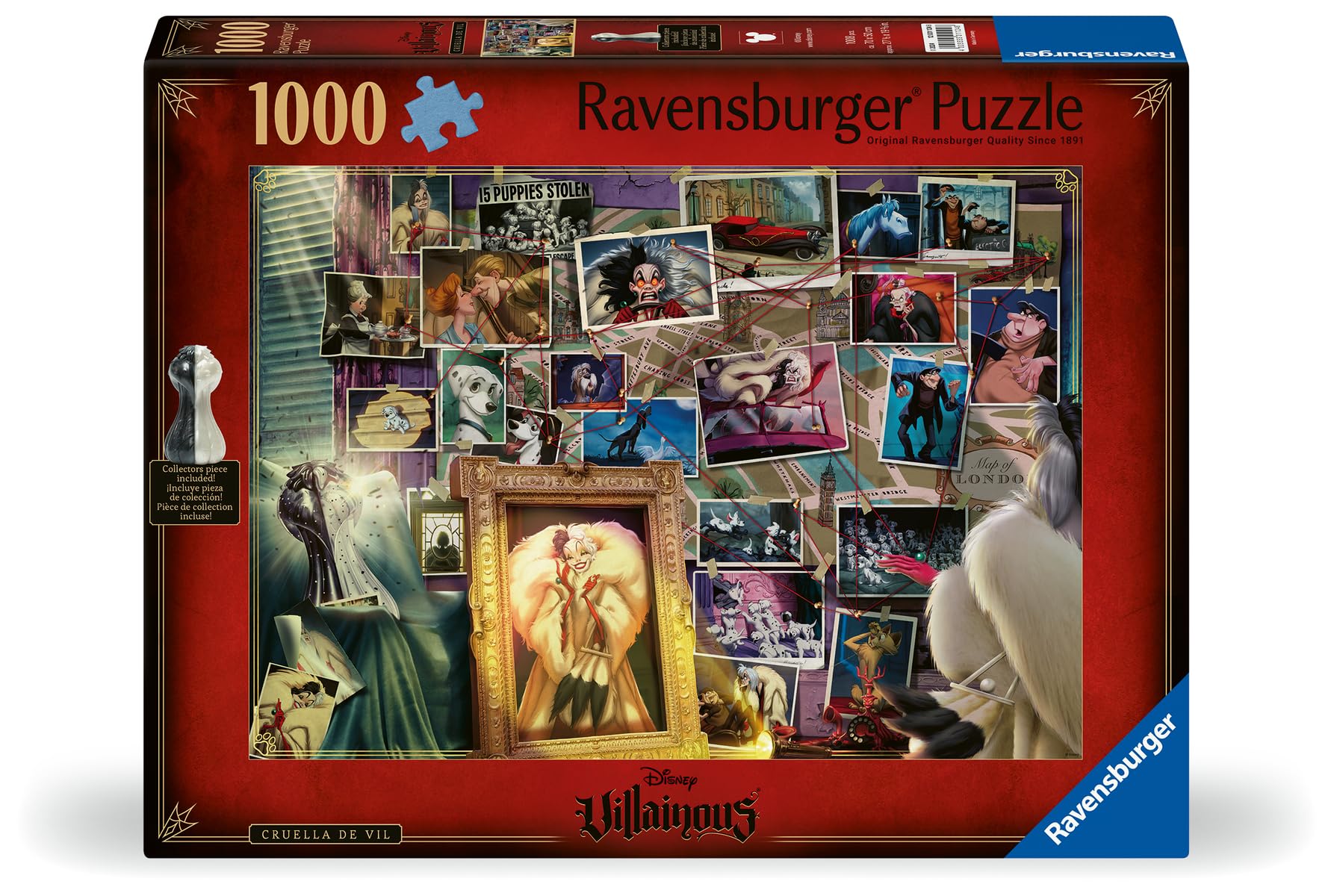 Ravensburger - Puzzle Villainous Cruella De Vil 1000P (12001124)