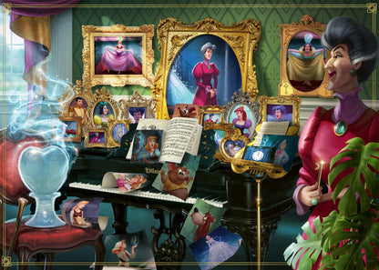 Ravensburger Disney Villainous: LadyTremaine and Figurine 1000 Piece Jigsaw Puzzle for Adults - 12001126 - Handcrafted Tooling, Made in Germany, Every Piece Fits Together Perfectly