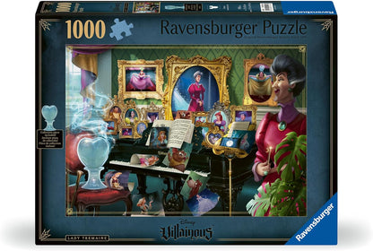 Ravensburger Disney Villainous: LadyTremaine and Figurine 1000 Piece Jigsaw Puzzle for Adults - 12001126 - Handcrafted Tooling, Made in Germany, Every Piece Fits Together Perfectly