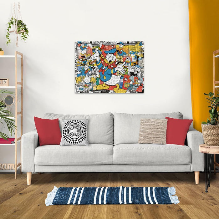 Ravensburger 12001220 - AT Donald Duck - 1500 pieces jigsaw puzzle – Puzzle for adults and kids age 14 years up, disney jigsaw, disney gifts