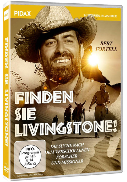 Finden Sie Livingstone! / Spannendes Historienabenteuer mit toller Besetzung (Pidax Historien-Klassiker