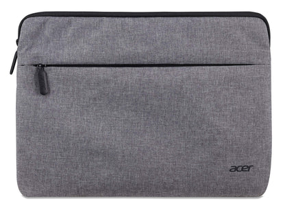 Acer Protective Sleeve for up to 11.6 Inch Notebooks and Tablets: Universal Protective Sleeve/Water Resistant Outer Material/Protects Against Dirt and Bumps/Extra Front Pocket/Light Grey