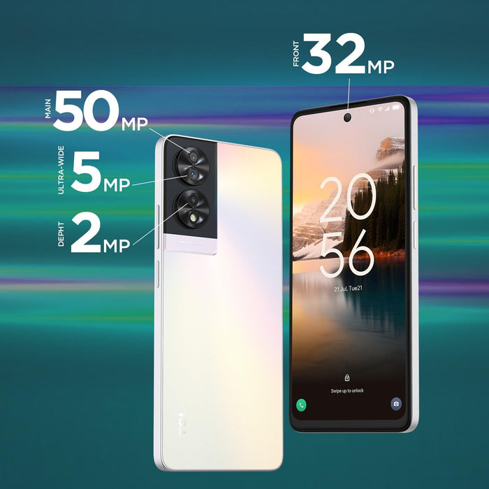 TCL 40 NXTPAPER 4G - Smartphone 6.78" (Pantalla 90Hz, 16GB (8+8) - 256GB, Ampliable MicroSD, Dual SIM, Cámara 50MP, Cámara Selfie 32MP, Batería 5010mAh, Doble Altavoz estéreo, Android 13.) Blue