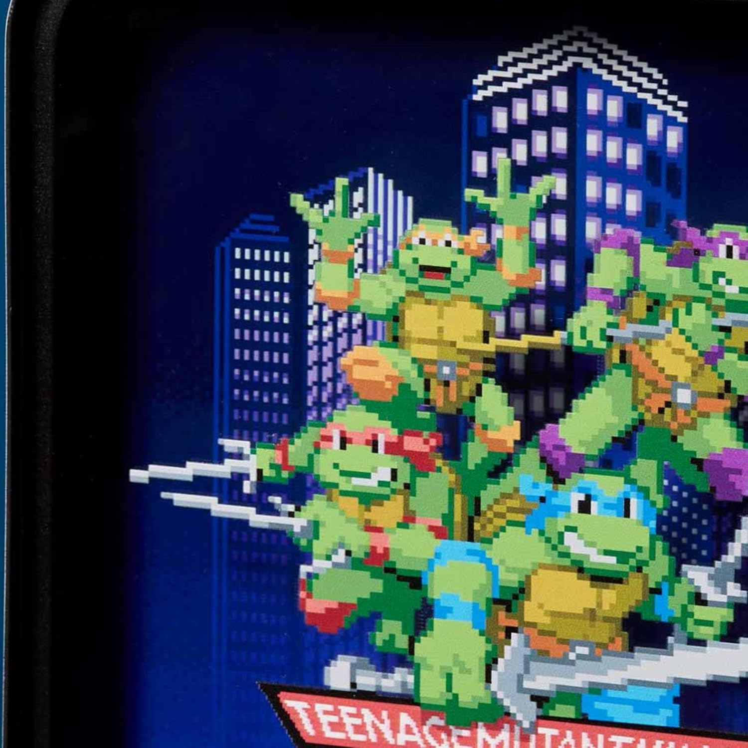 NUMSKULL Official TMNT Acrylic Logo Desk Lamp Wall Light for Bedroom, Office, Home, Study, Work - Official Teenage Mutant Ninja Turtles Merchandise