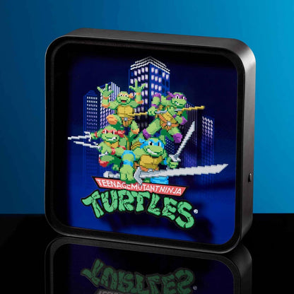 NUMSKULL Official TMNT Acrylic Logo Desk Lamp Wall Light for Bedroom, Office, Home, Study, Work - Official Teenage Mutant Ninja Turtles Merchandise