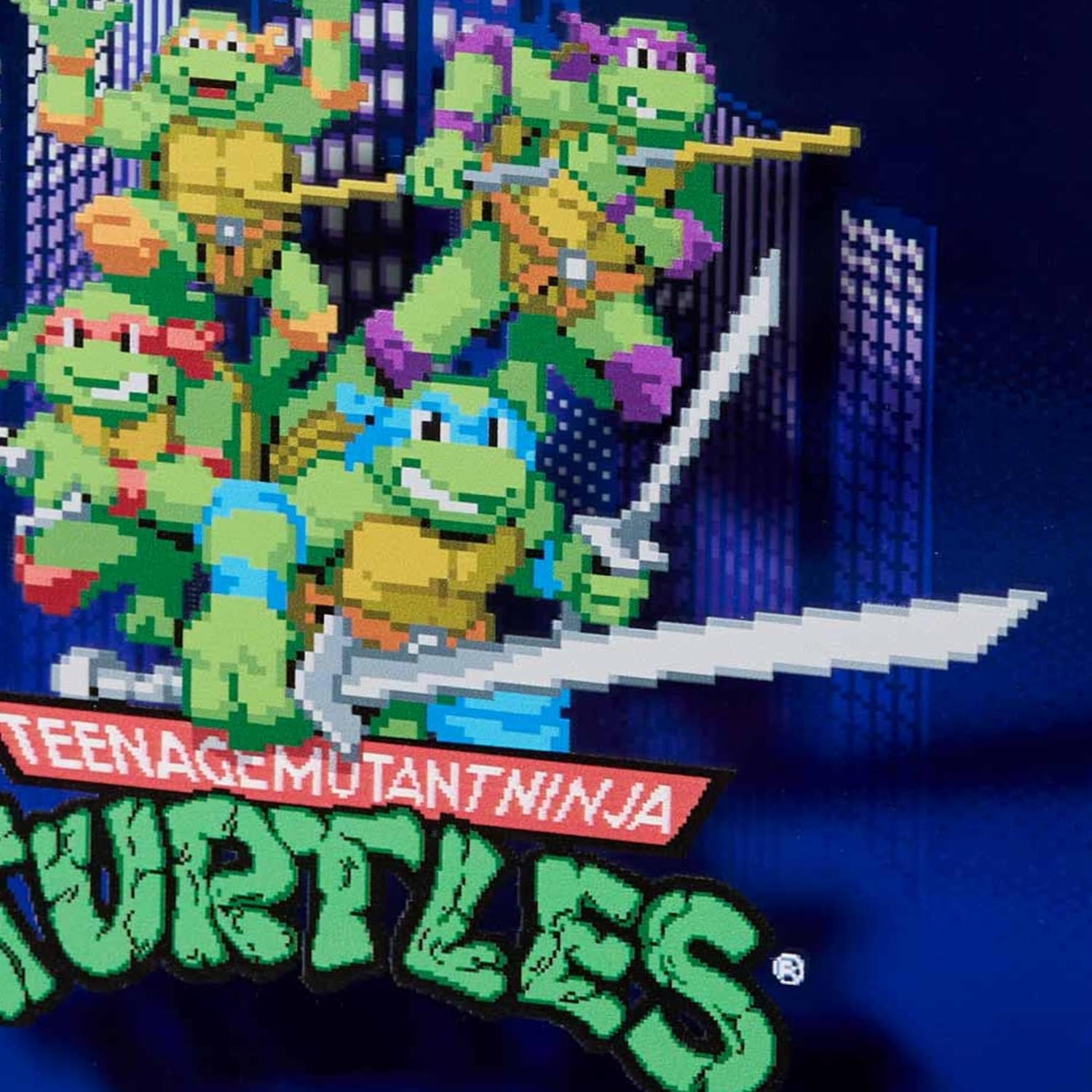 NUMSKULL Official TMNT Acrylic Logo Desk Lamp Wall Light for Bedroom, Office, Home, Study, Work - Official Teenage Mutant Ninja Turtles Merchandise