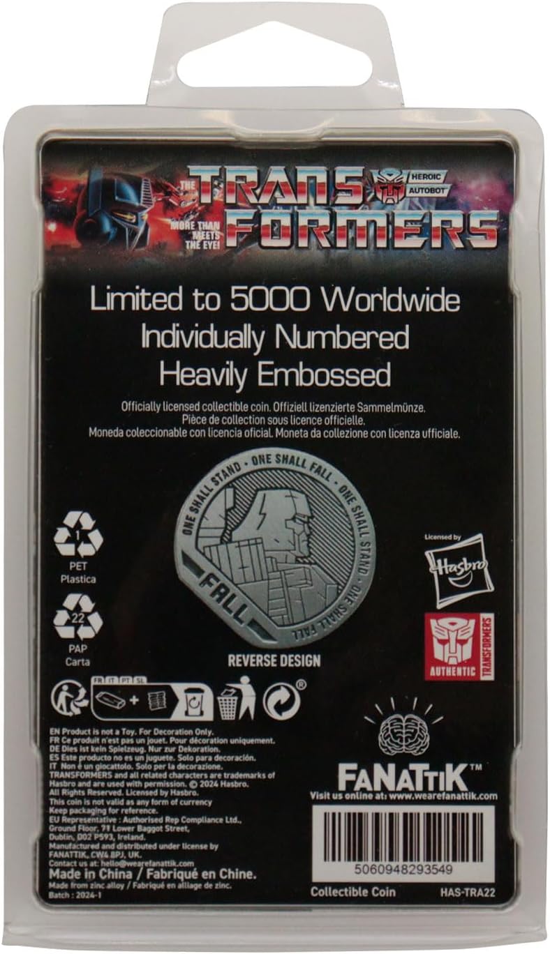 Transformers 40th Anniversary Collectible Coin