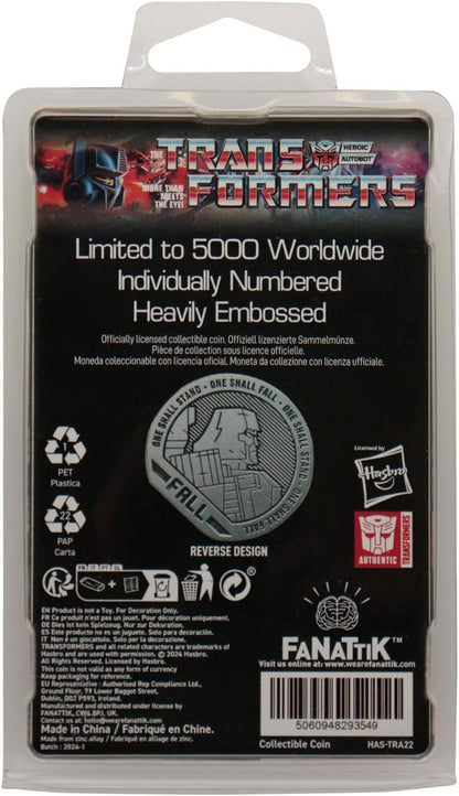 Transformers 40th Anniversary Collectible Coin