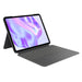 Logitech Combo Touch iPad Pro 13-inch (M4)(2024) Keyboard Case - Detachable backlit keyboard with kickstand, comfortable typing, multi-use mode, QWERTY UK English Layout - Graphite