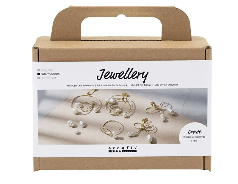 Creative Mini Craft Kit Jewellery, Gold-Plated, 1 Pack, Mulricolour