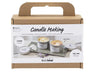 CREATIVE Mini Craft Kit Candle Making, Cream, Off White, Soy Candles, 1 Pack, Mulricolour