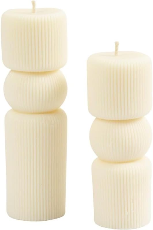 Silicone Mould - Ribbed Cylinder With Arch (371195)