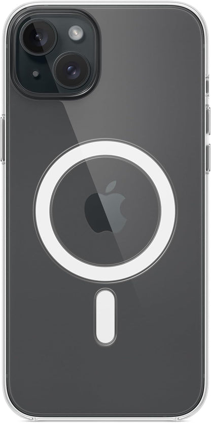 Apple - Back Cover For Mobile Phone - Magsafe Compatibility - Polycarbonate - Clear - For Iphone 15 Plus