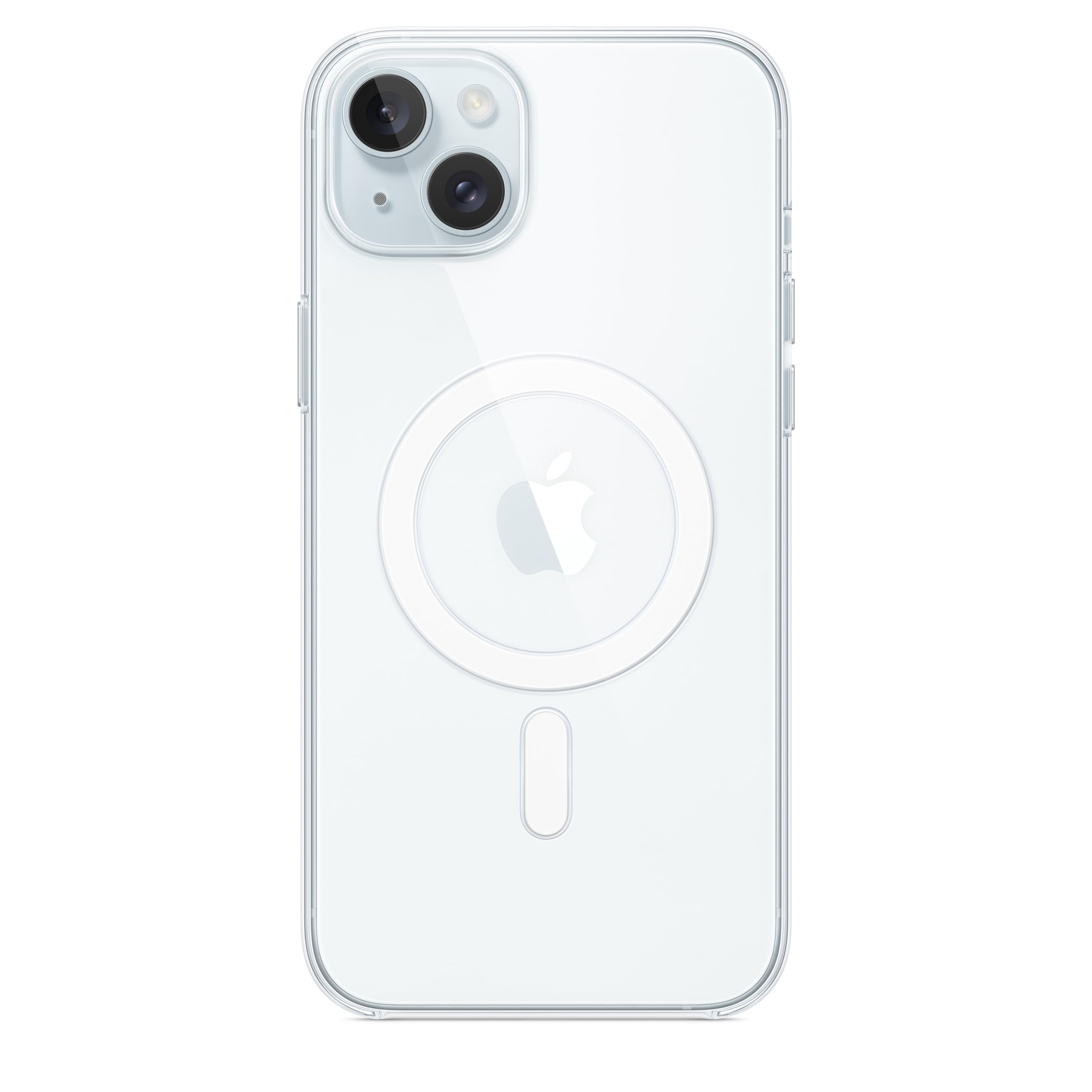 Apple - Back Cover For Mobile Phone - Magsafe Compatibility - Polycarbonate - Clear - For Iphone 15 Plus