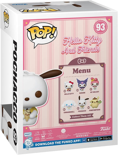 Funko Pop! Sanrio: HK - Pochacco - Hello Kitty - Figura de Vinilo Coleccionable - Idea de Regalo- Mercancia Oficial - Juguetes para Niños y Adultos - Cartoons Fans - Muñeco para Coleccionistas