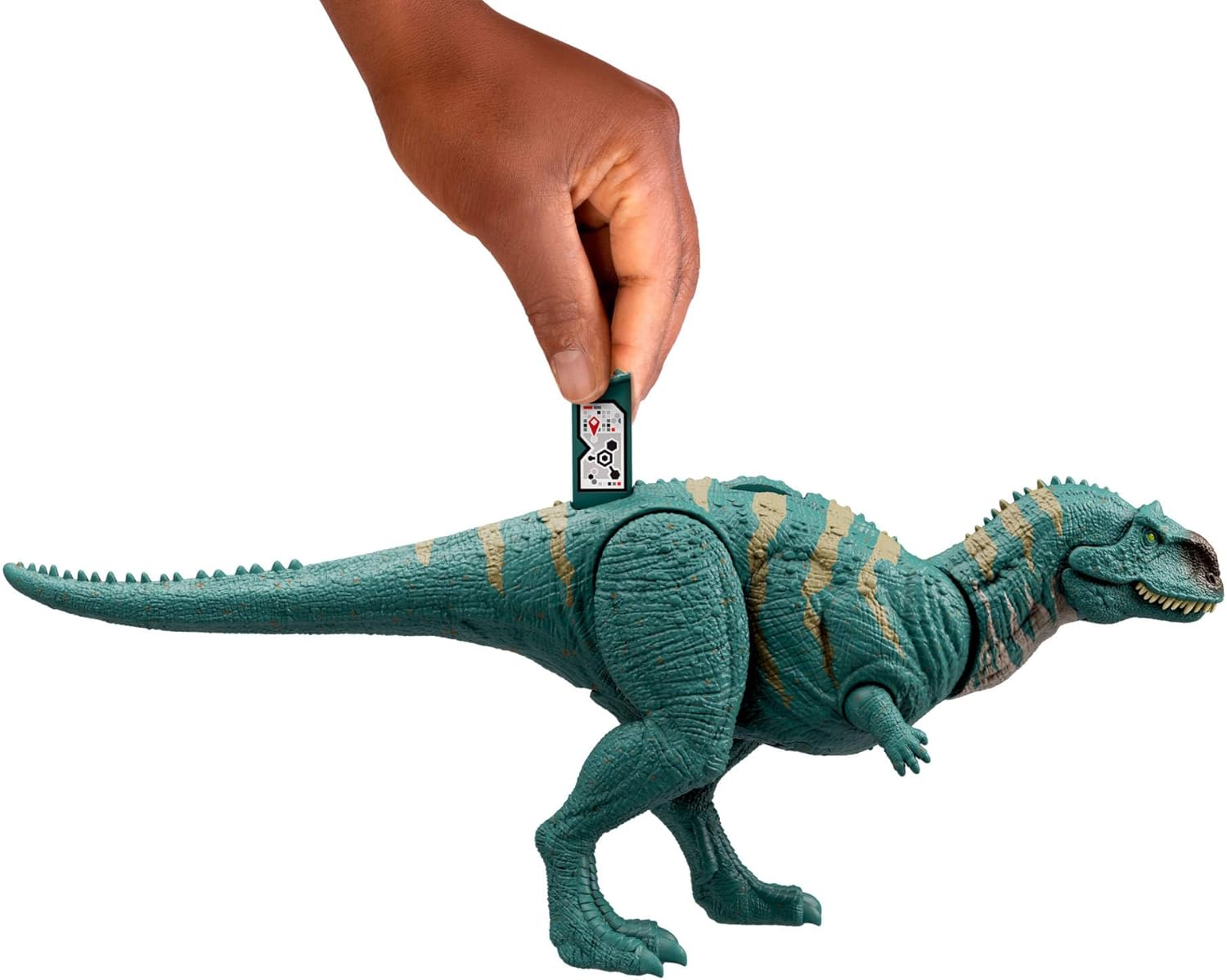 Mattel Jurassic World: Chaos Theory Netflix - Wild Roar Majungasaurus Dinosaur Figure with Continuing Massive Chomp Attack & Roar Sound, Posable Toy & Digital Play, HTK76