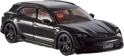 Hot Wheels Premium Porsche Taycan Turbo S Cross Turismo, 1:43rd Scale Vehicle, Officially Licensed Replicas for Adult Collectors, Real Riders Tires, Metal/Metal Body & Chassis, HWT10