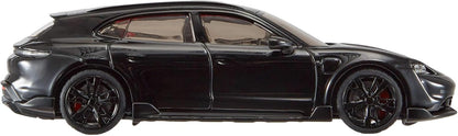 Hot Wheels Premium Porsche Taycan Turbo S Cross Turismo, 1:43rd Scale Vehicle, Officially Licensed Replicas for Adult Collectors, Real Riders Tires, Metal/Metal Body & Chassis, HWT10
