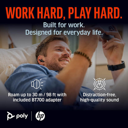 Poly Vfree 60 Cb Earbuds +Bt700A