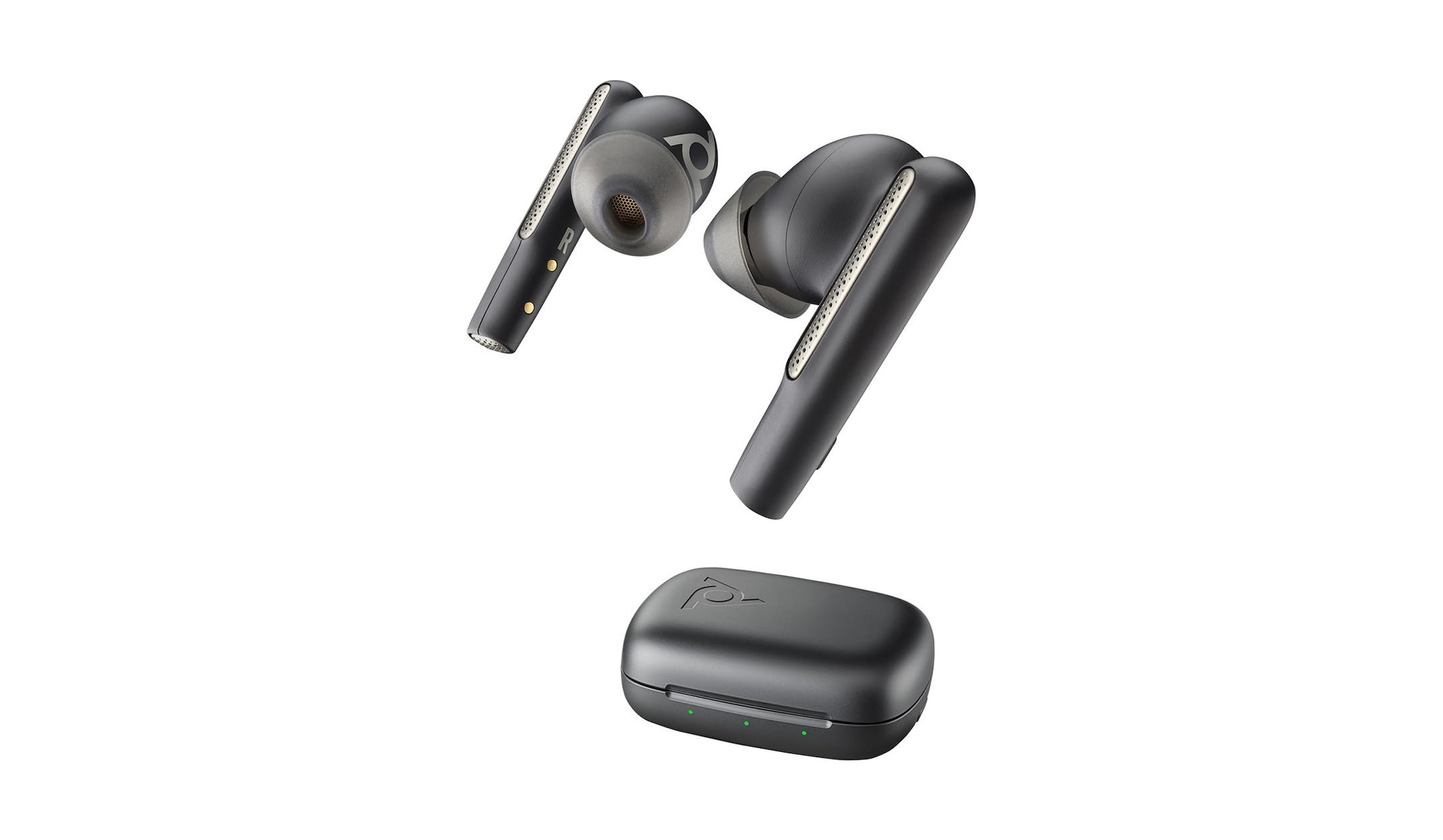 Poly Voyager Free 60 True Wireless Earbuds – Noise-Canceling Mics for Clear Calls – Active Noise Canceling (ANC) – Portable Charge Case–Works w/iPhone, Android, PC/Mac, Microsoft Teams Certified–Black