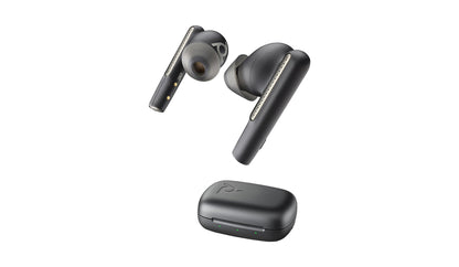 Poly Voyager Free 60 True Wireless Earbuds – Noise-Canceling Mics for Clear Calls – Active Noise Canceling (ANC) – Portable Charge Case–Works w/iPhone, Android, PC/Mac, Microsoft Teams Certified–Black