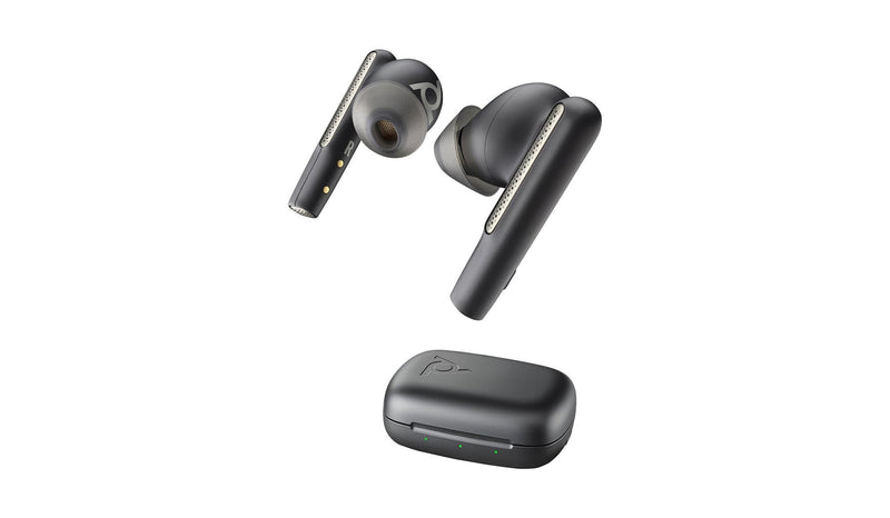 Poly Voyager Free 60 True Wireless Earbuds – Noise-Canceling Mics for Clear Calls – Active Noise Canceling (ANC) – Portable Charge Case–Works w/iPhone, Android, PC/Mac, Microsoft Teams Certified–Black