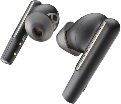Poly Voyager Free 60 True Wireless Earbuds – Noise-Canceling Mics for Clear Calls – Active Noise Canceling (ANC) – Portable Charge Case–Works w/iPhone, Android, PC/Mac, Microsoft Teams Certified–Black