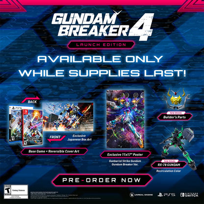 Gundam Breaker 4 PS5 Launch Edition