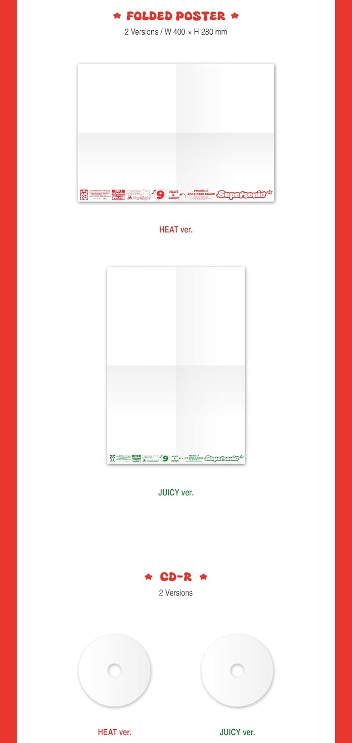 Supersonic - incl. Photobook, Lyric Card, Sticker, 2 Photocards