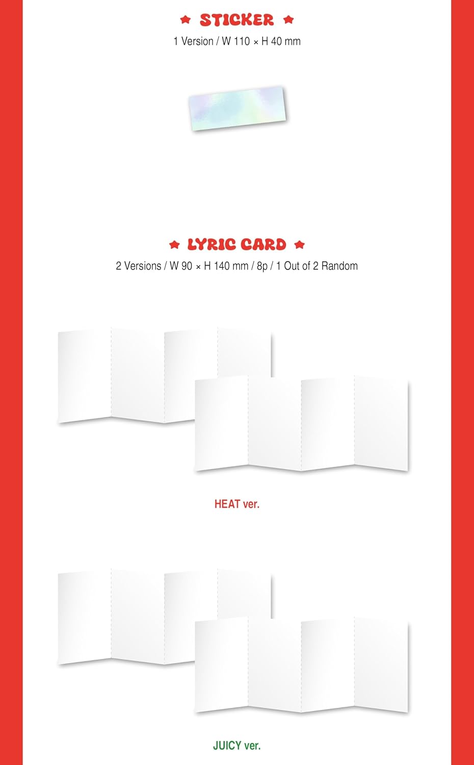 Supersonic - incl. Photobook, Lyric Card, Sticker, 2 Photocards