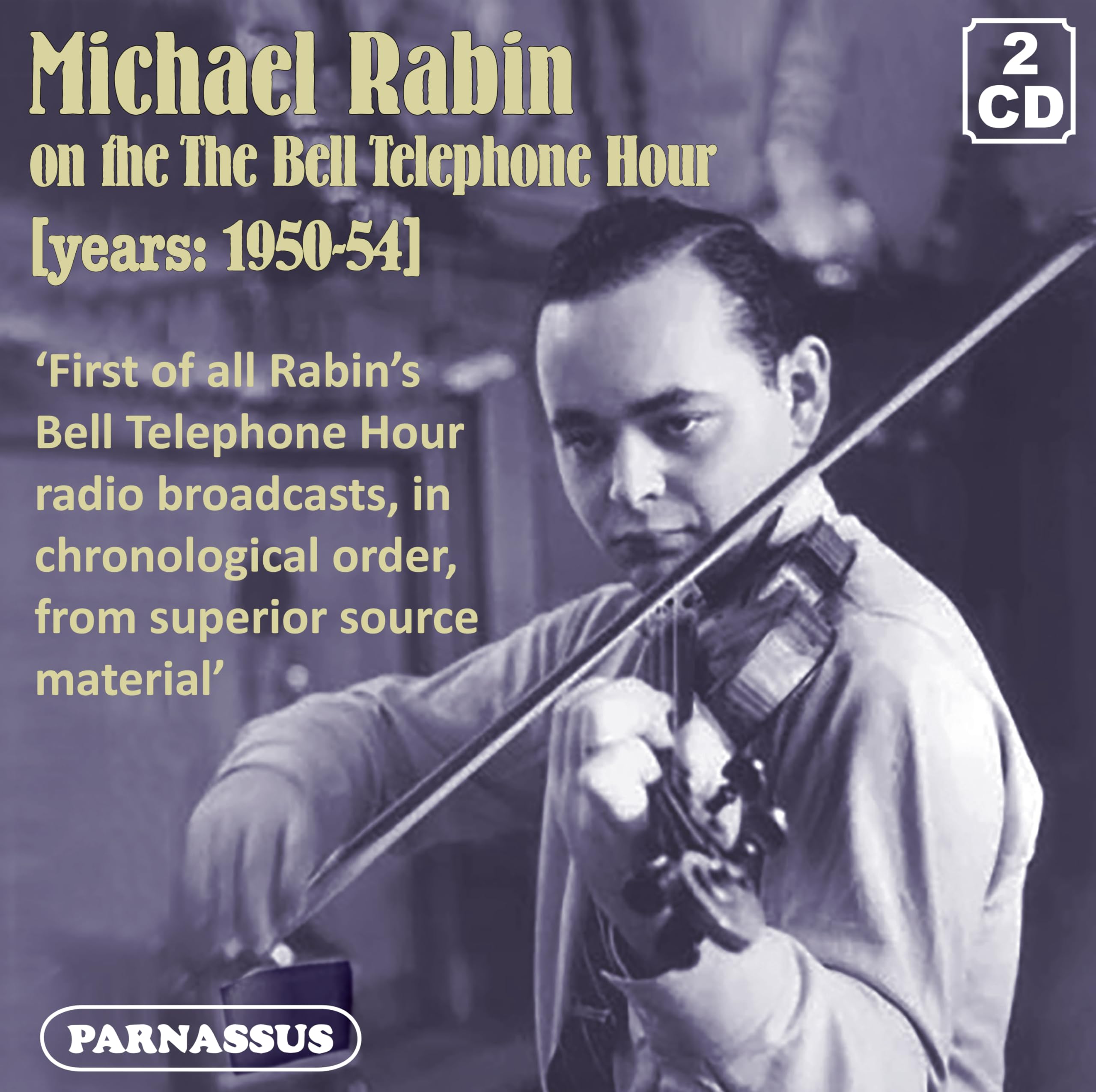 Michael Rabin on the Bell Telephone Hour: 1950/54