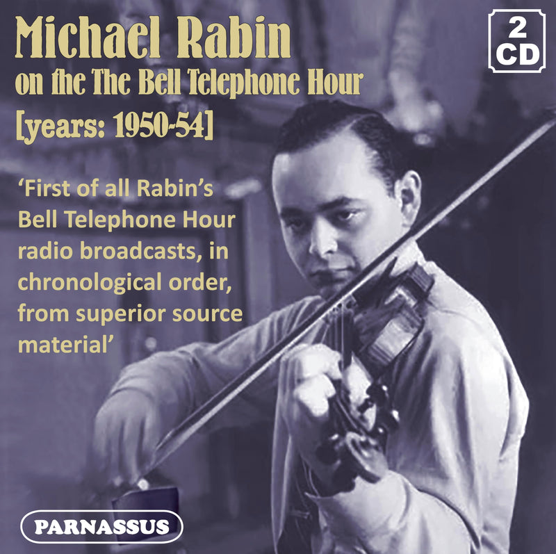 Michael Rabin on the Bell Telephone Hour: 1950/54