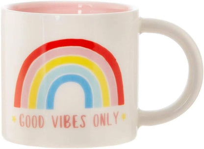 Sass & Belle Chasing Rainbows Good Vibes Only Mug