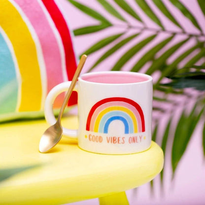 Sass & Belle Chasing Rainbows Good Vibes Only Mug