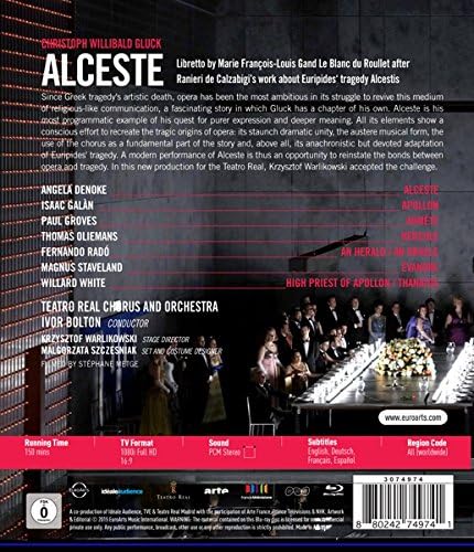 Alceste: Teatro Real (Bolton)