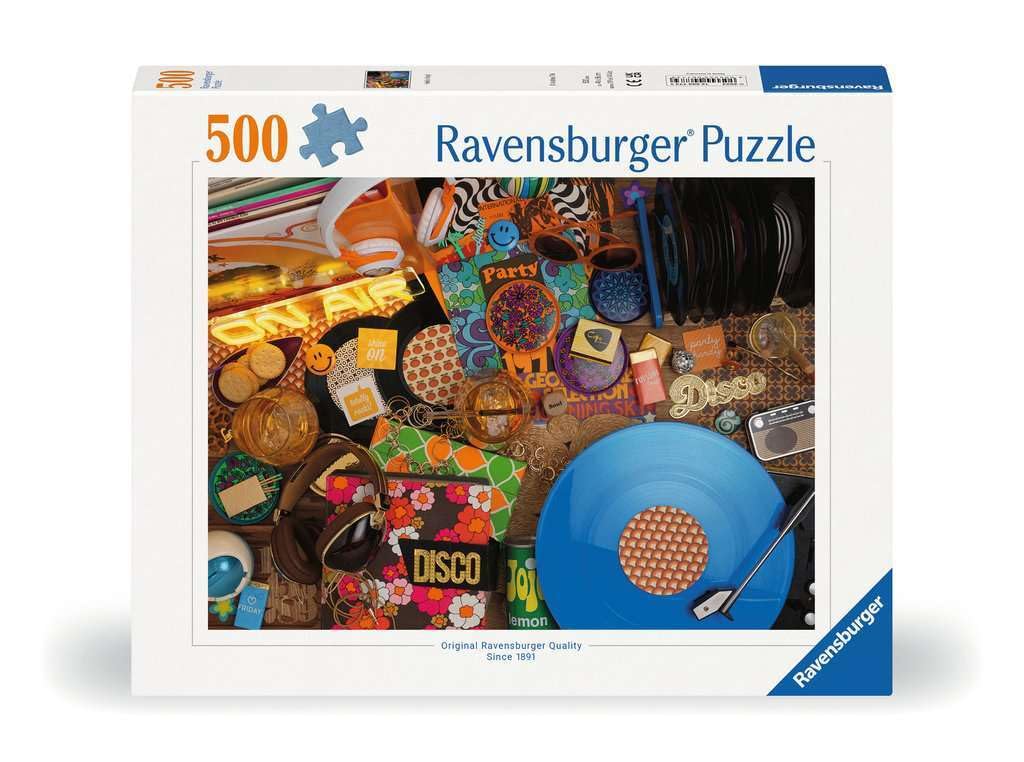 Ravensburger Puzzle 12000773 - Hallo Vinyl - 500 Teile Puzzle für Erwachsene und Kinder ab 12 Jahren