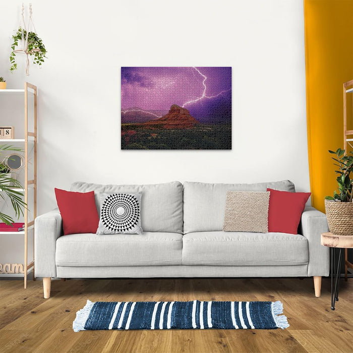 Ravensburger Puzzle 12000779 - Pinke Gewitterstimmung - 500 Teile Puzzle für Erwachsene ab 12 Jahren