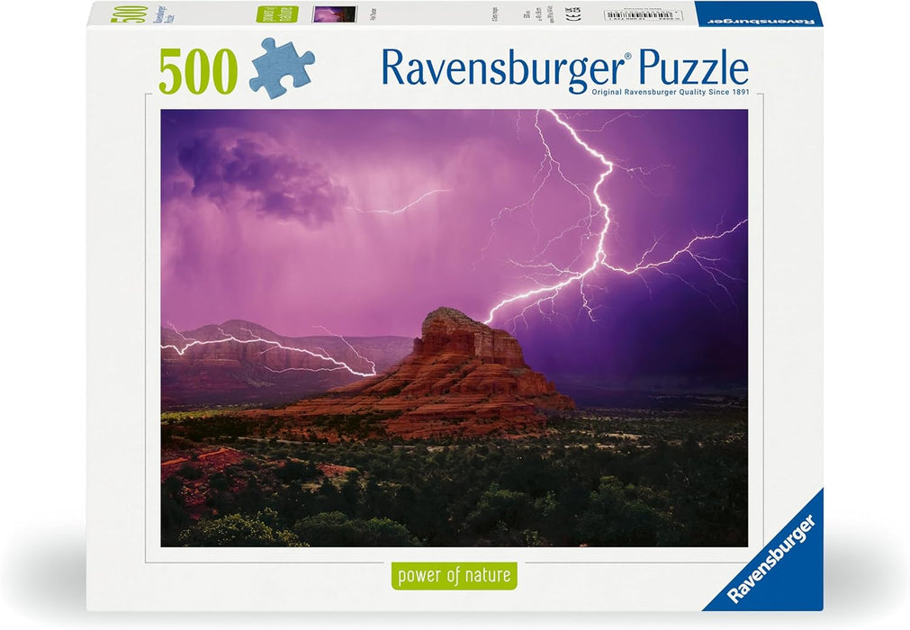 Ravensburger Puzzle 12000779 - Pinke Gewitterstimmung - 500 Teile Puzzle für Erwachsene ab 12 Jahren