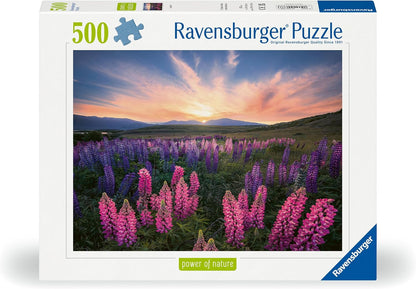 Ravensburger Puzzle 12000688 - Nature Edition , Lupinen - 500 Teile Puzzle für Erwachsene und Kinder ab 12 Jahren, Puzzle mit Blumen